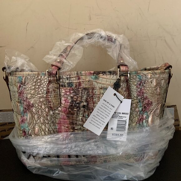 Brahmin mini asher Amethyst Tote NWT - Picture 2 of 3